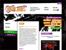 Tablet Screenshot of highlandsfestival.nl